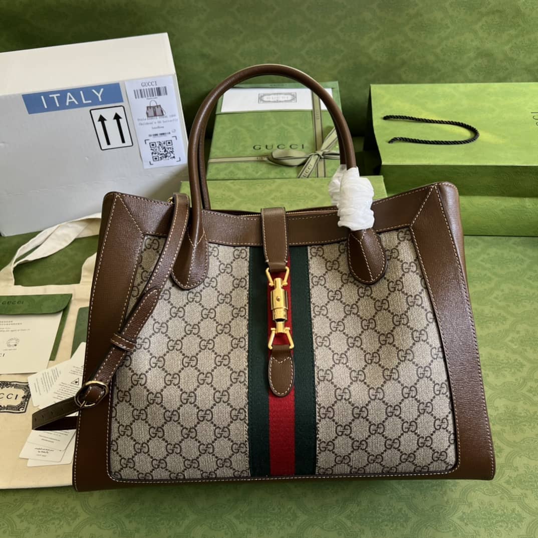 Best Replica Gvc*1 Jackie 1961 Large Tote Bag Canvas 649015 Replica(ColaReps)