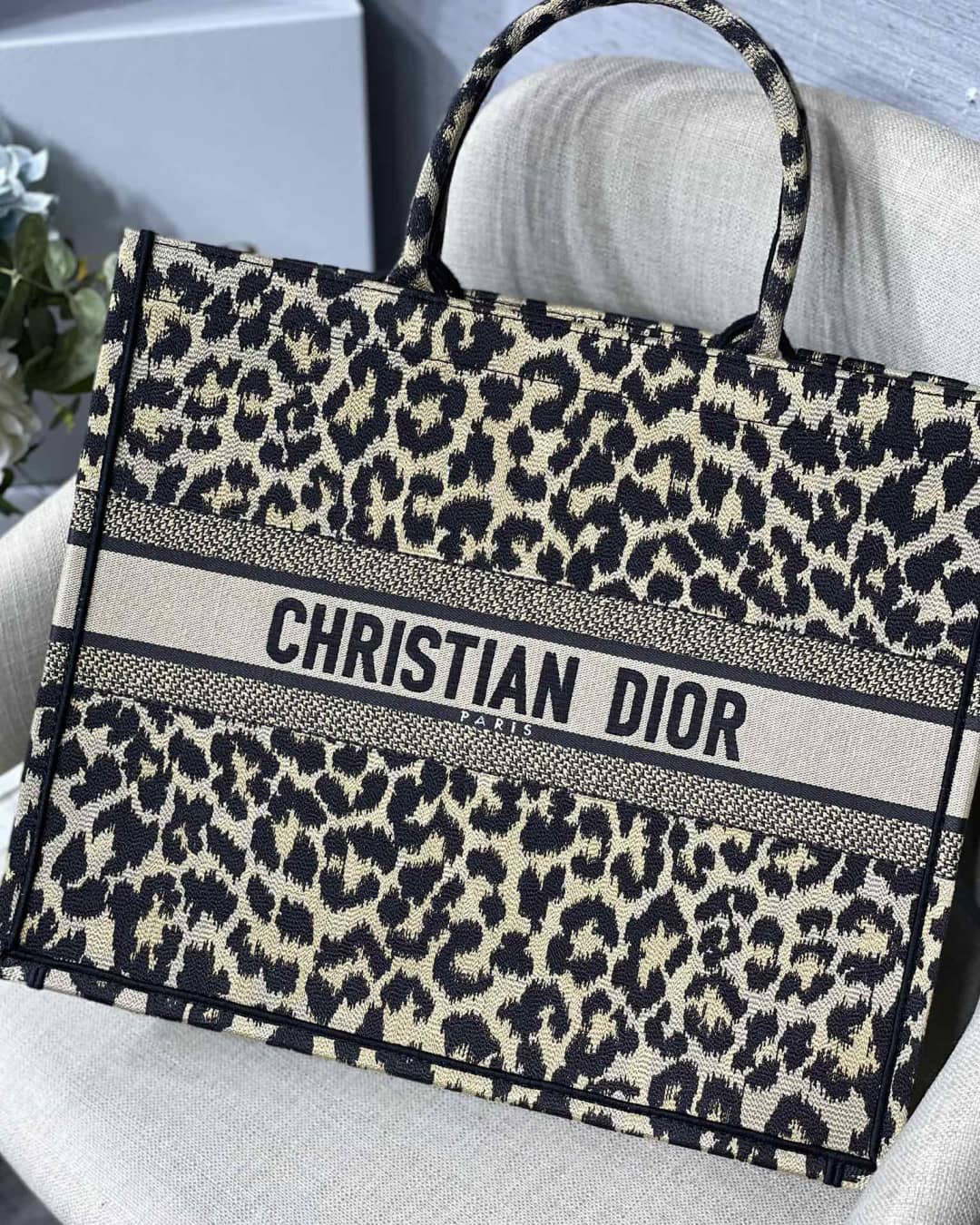 Chr1st1an D10r Tote Bag Dupe CD Book Embroidery