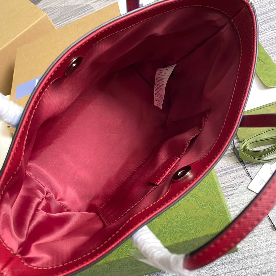 Gvc*1 Children GG Svp*me Canvas Replica Tote Brown 410812