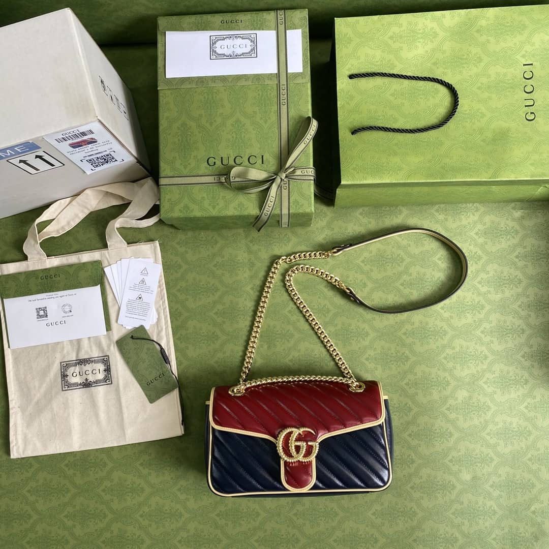 Gvc*1 Marmont GG Small matelassé Shoulder Bag Replica 443497