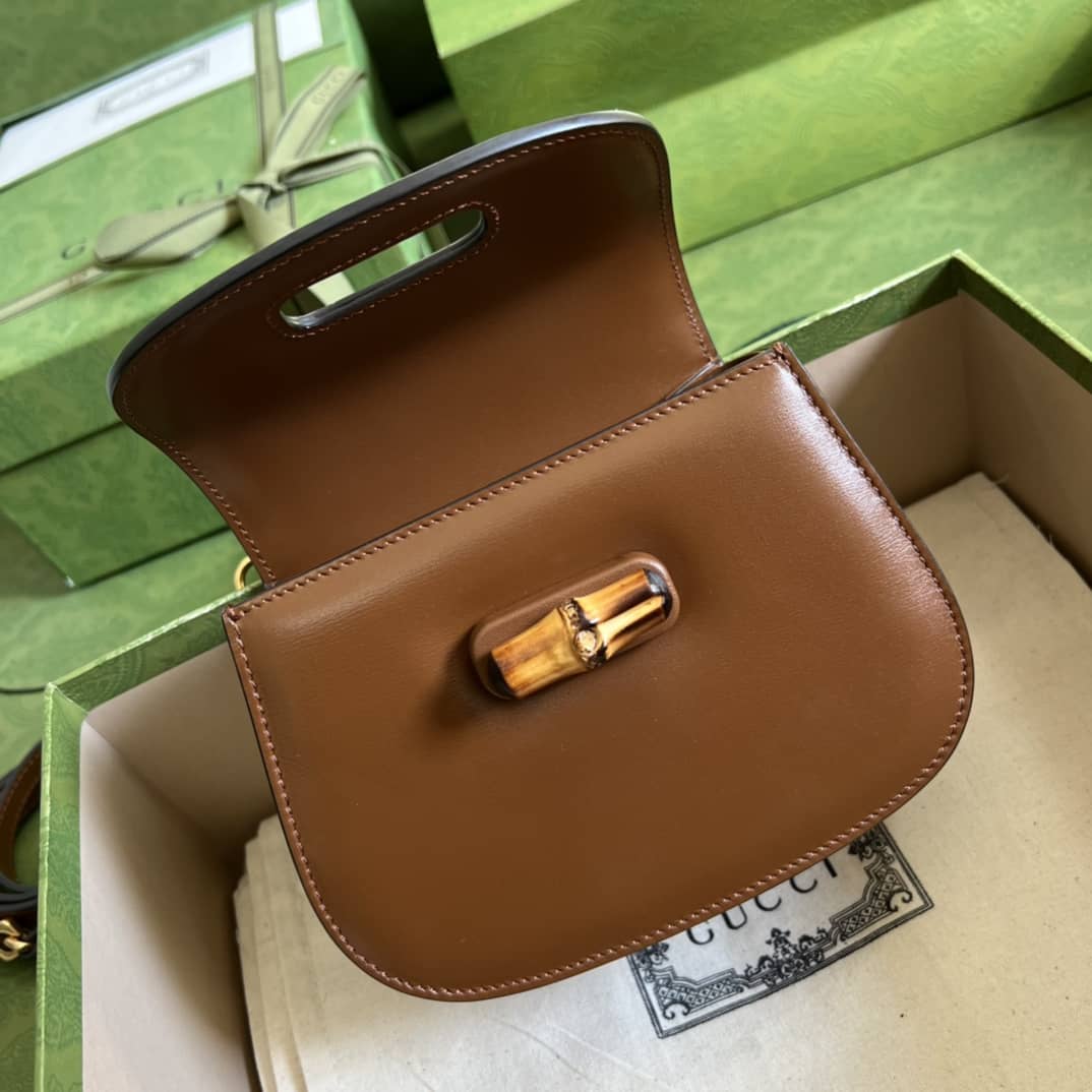 Gvc*1 Bamboo Mini Top Handle Bag Replica 686864