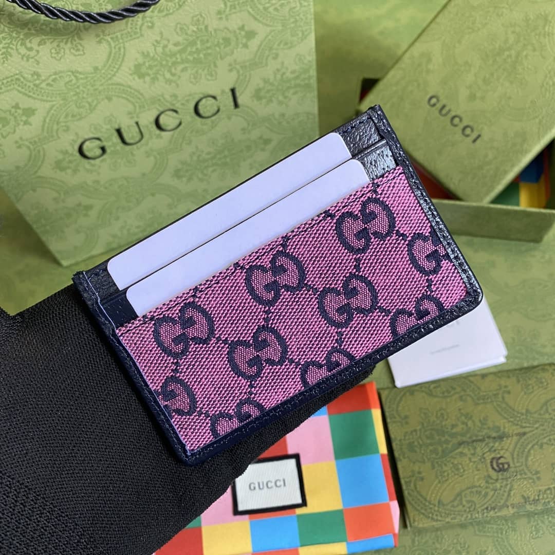 Gvc*1 GG Multicolor Card Case Wallet Replica 659601