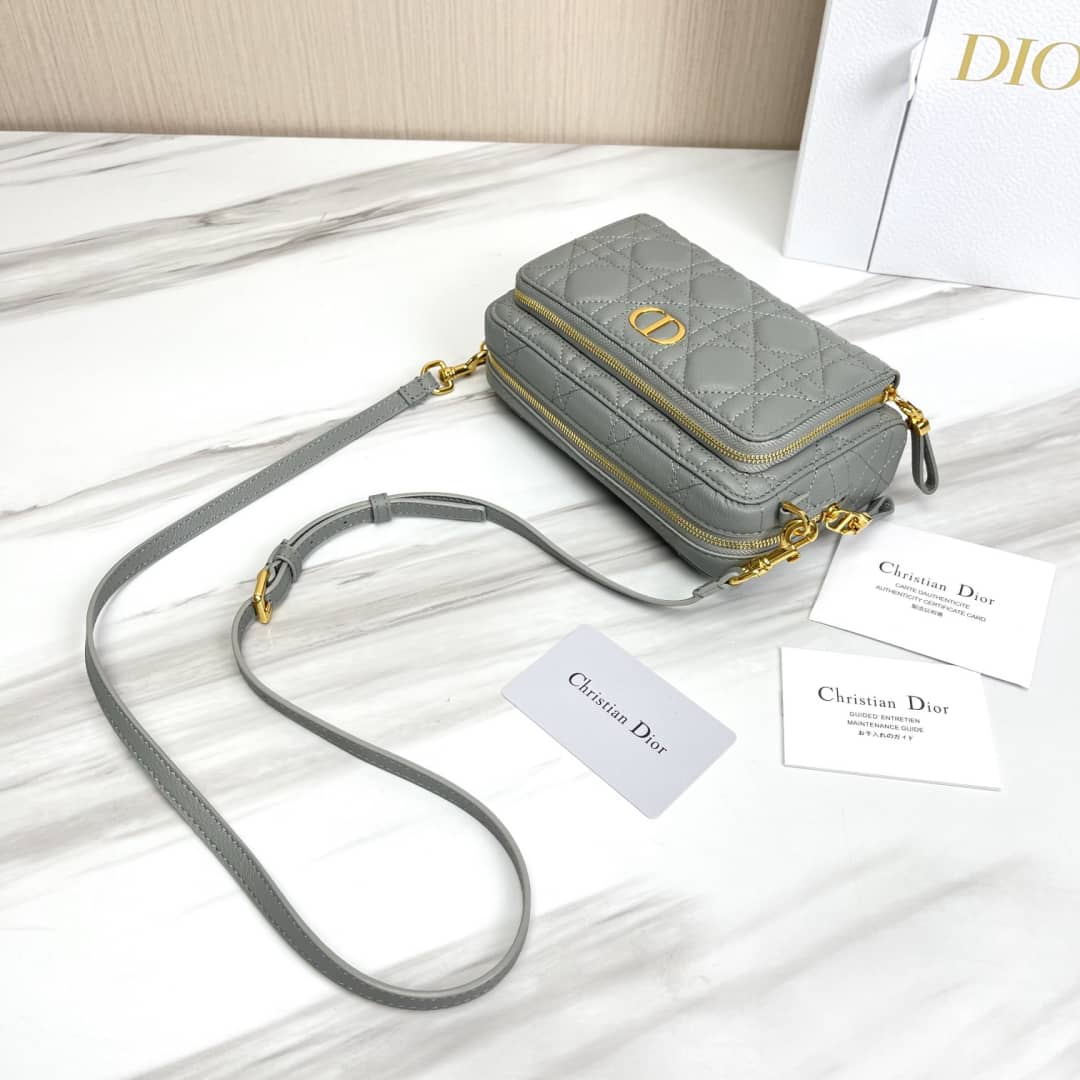 Chr1st1an D10r Caro Double Calfskin Pouch