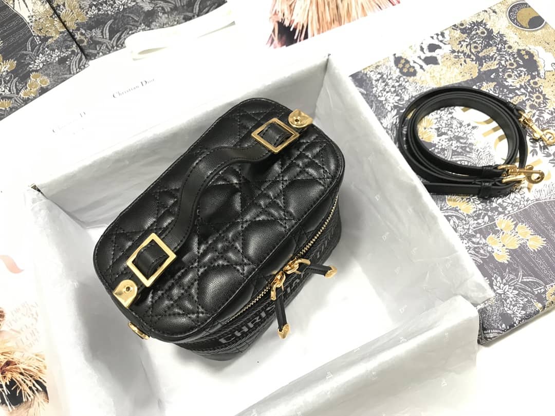 Chr1st1an D10r Travel Lambskin Vanity Case