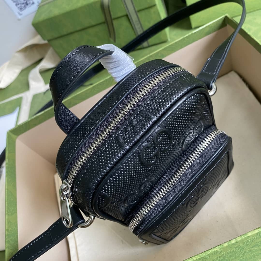 Gvc*1 GG Embossed Mini Bag Replica 658553