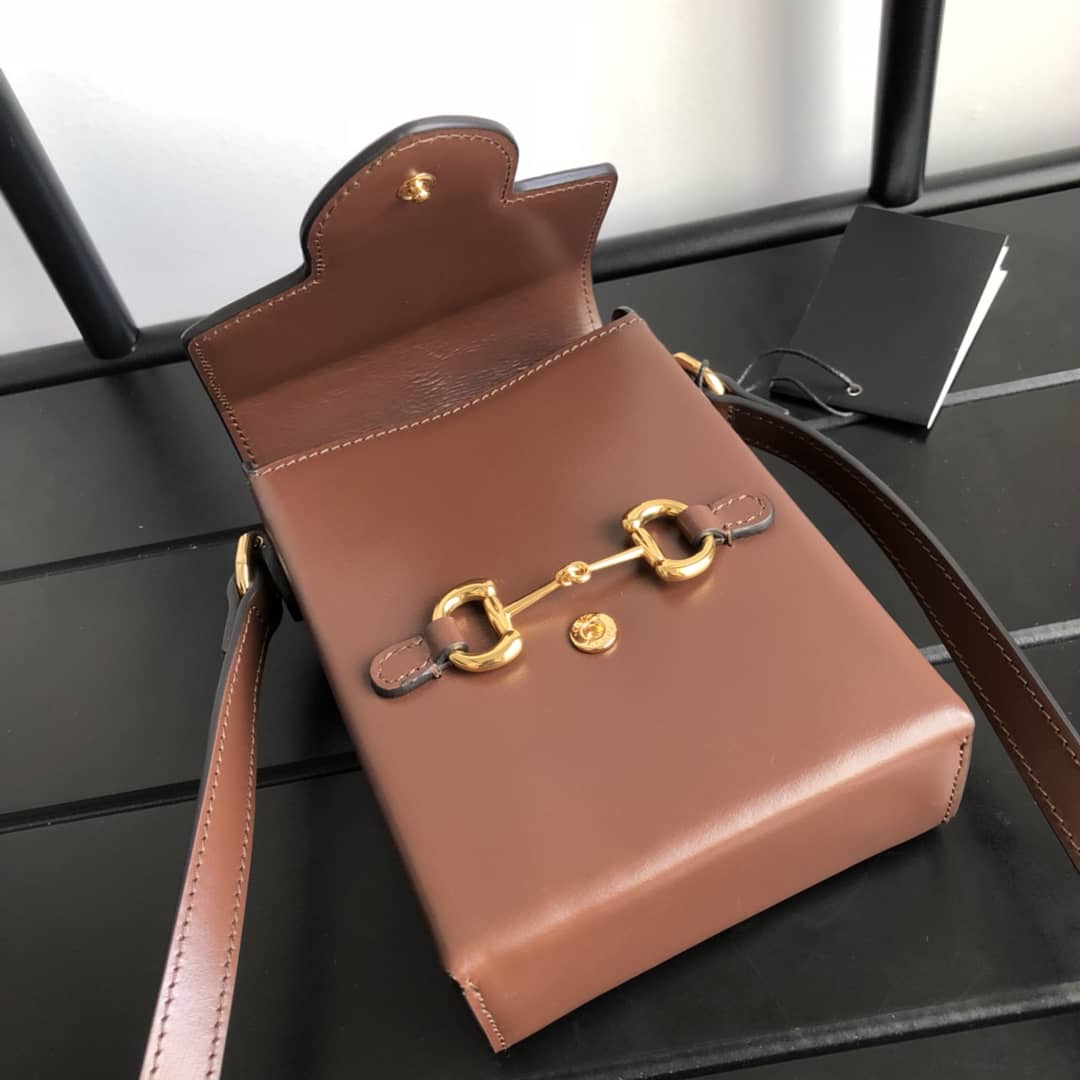 Gvc*1 Horsebit 1955 Mini Bag Replica Brown 625615