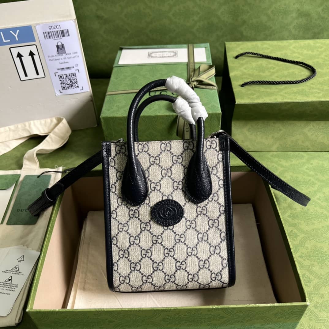 Gvc*1 Mini Tote With Interlocking 671623 Replica Bag