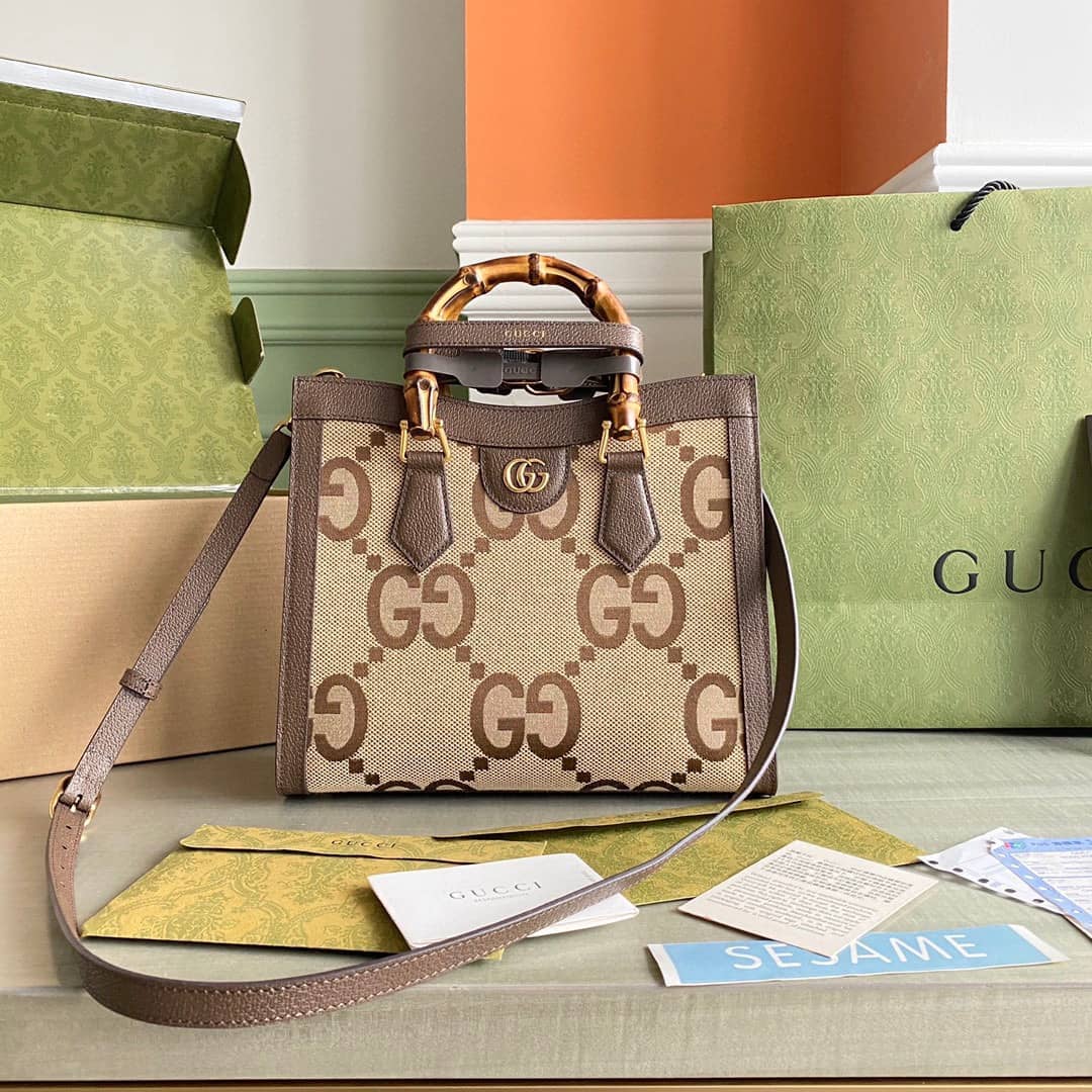 Gvc*1 Diana Jumbo GG Small Tote 660195 Replica Crossbody Bag