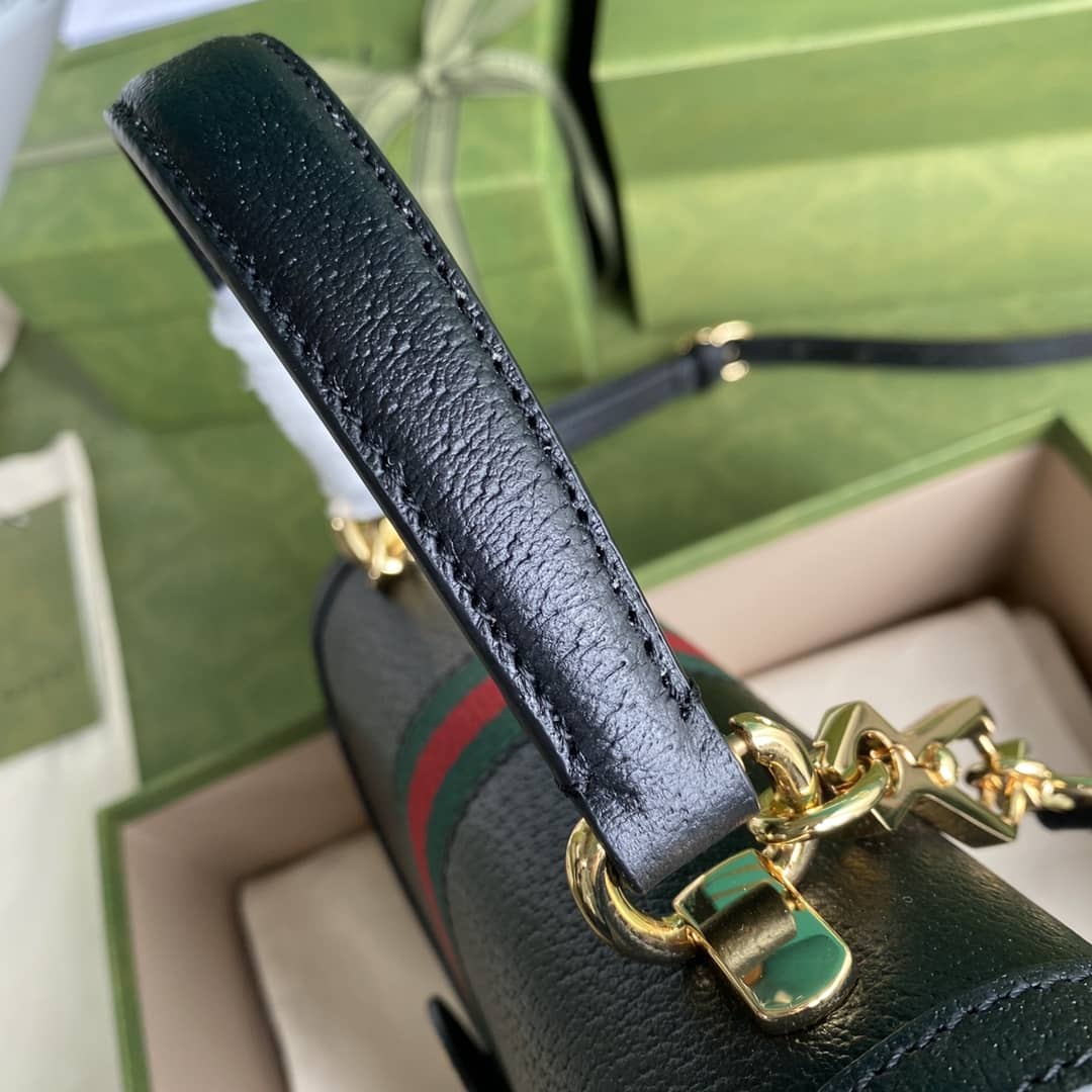 Gvc*1 Ophidia Web Small Top Handle Bag Replica 651055