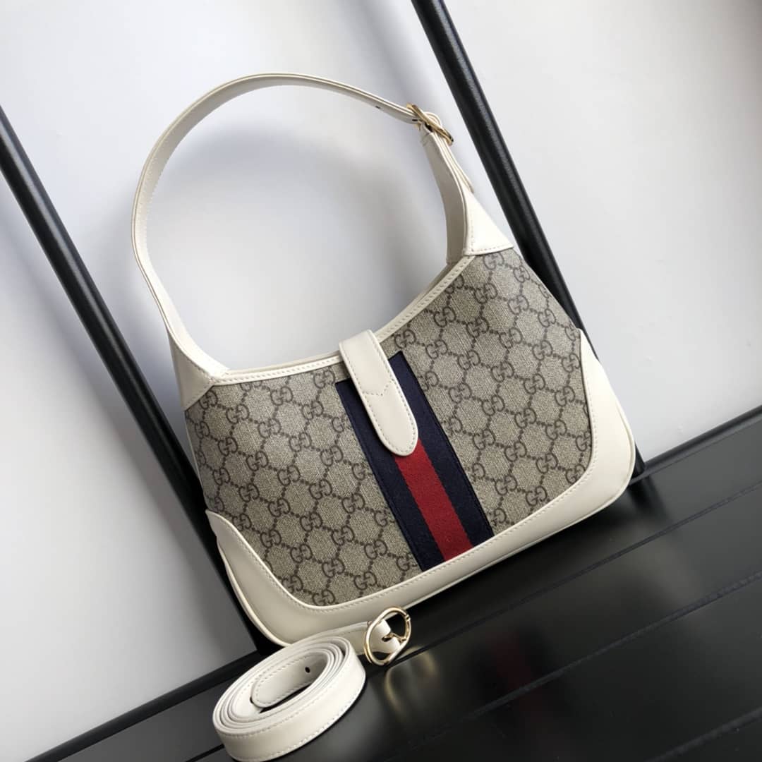 Gvc*1 GG Jackie 1961 Mini Shoulder Bag Replica Gray 637092