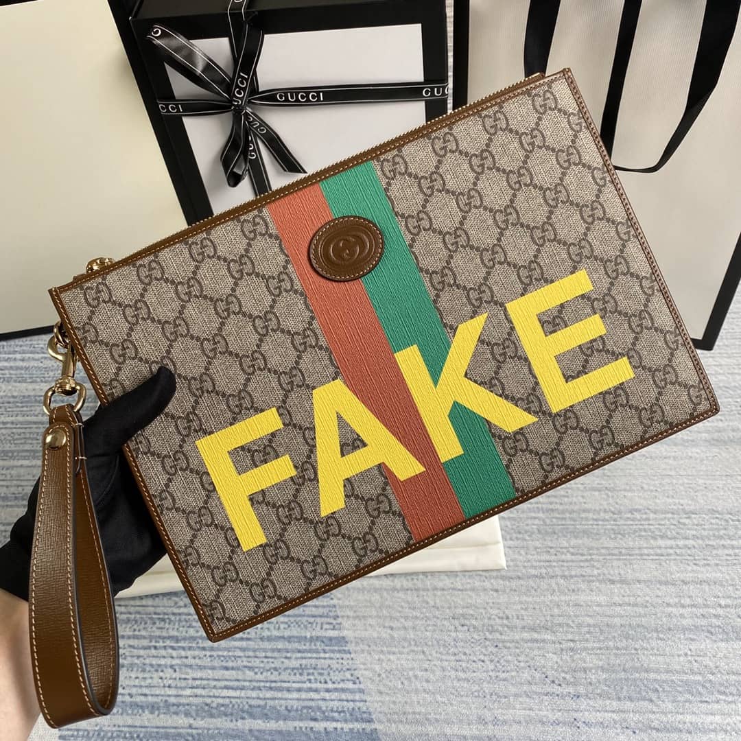 Gvc*1 GG Svp*me With Print Clutch Replica 636171