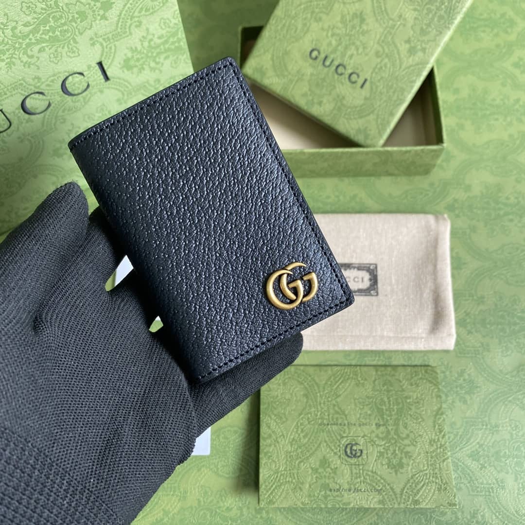 Gvc*1 GG Marmont Card Case Wallet Replica 547075