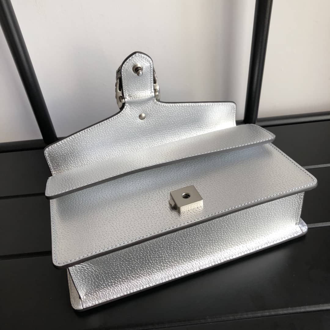 Gvc*1 GG Dionysus Small Shoulder Bag Replica Silver 499623