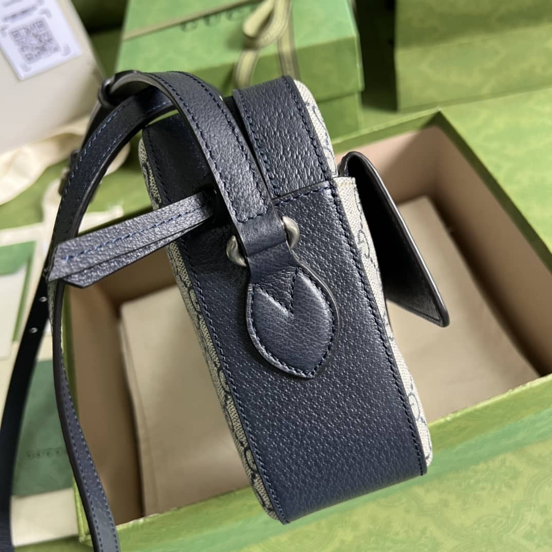 Gvc*1 Horsebit Bag Dupe GG Svp*me Canvas 645454 Replica Crossbody Bag