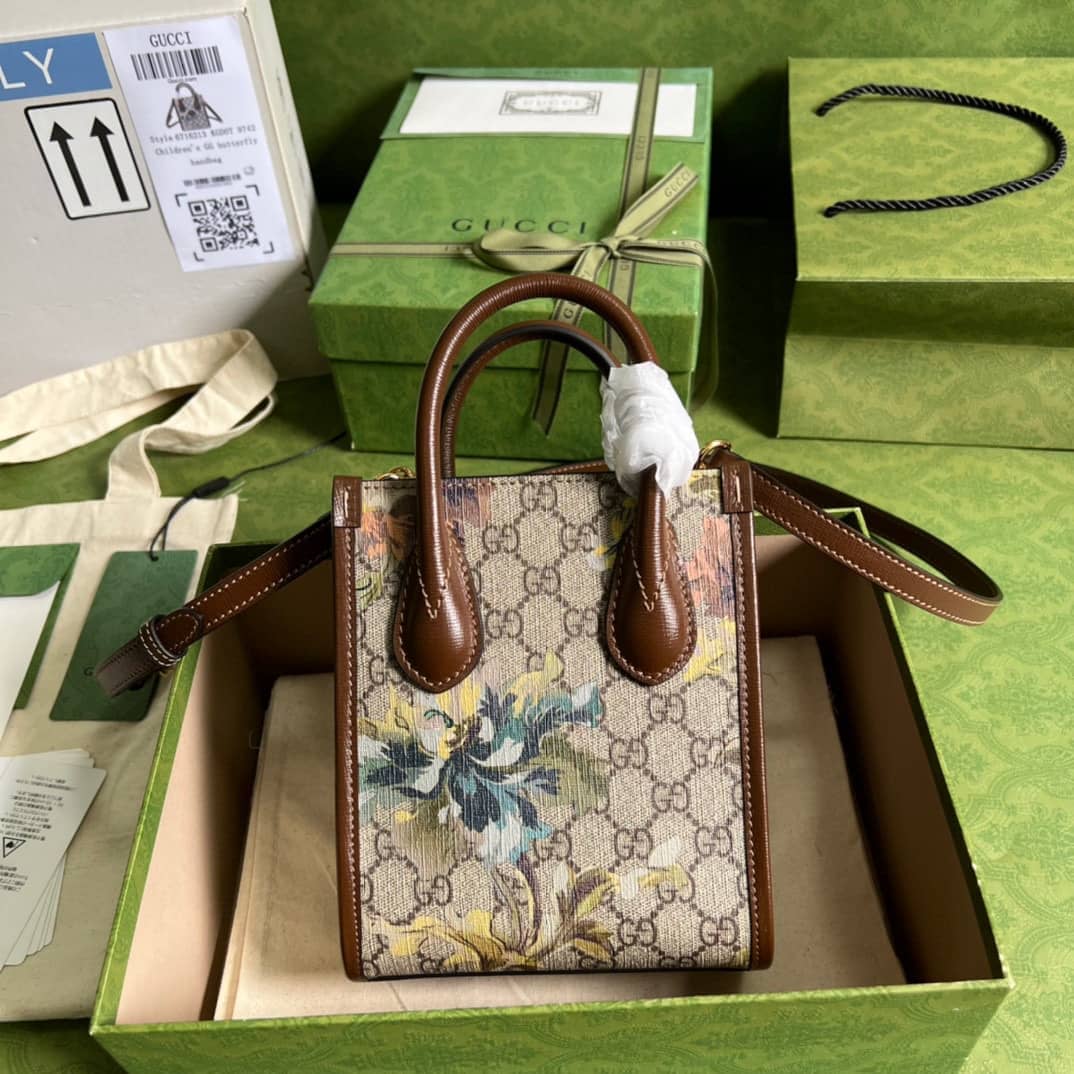 Gvc*1 Mini Tote With Interlocking 671623 Replica Bag