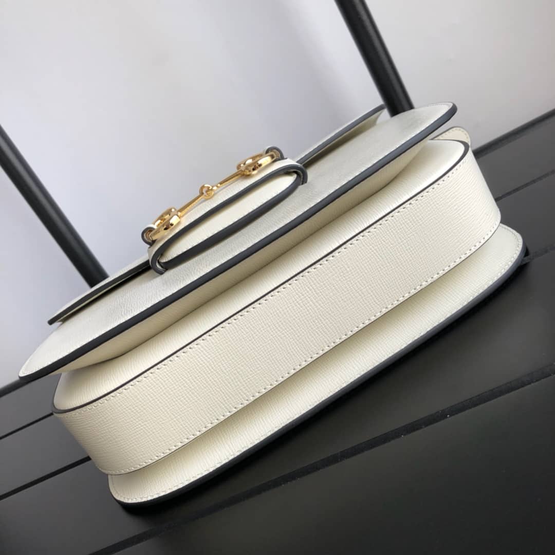 Gvc*1 Horsebit 1955 Shoulder Bag Replica White 602204