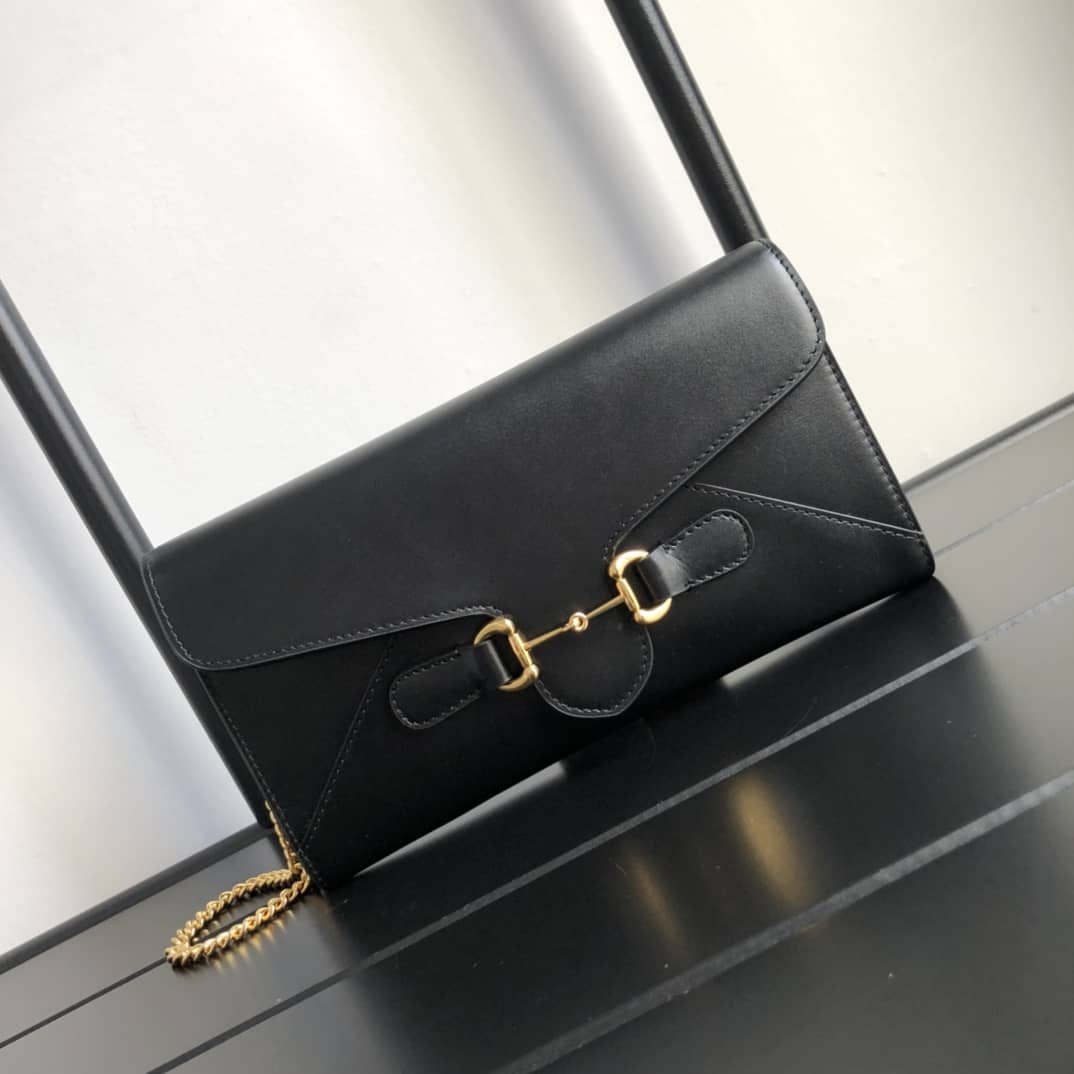 Gvc*1 Horsebit Bag Dupe 1955 Wallet With Chain Bag Replica 614381