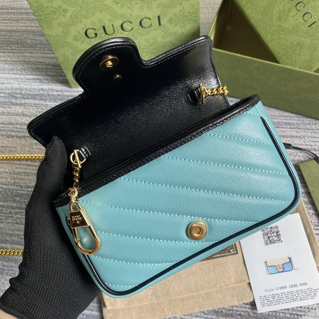 Gvc*1 Marmont GG Mini Chain Shoulder Bag Replica 574969