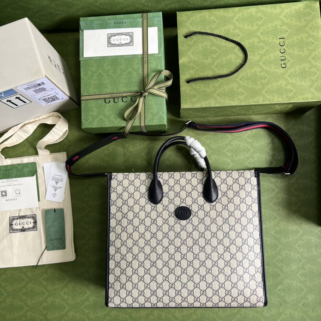 Gvc*1 Medium Tote With Interlocking G 674148 Replica Bag