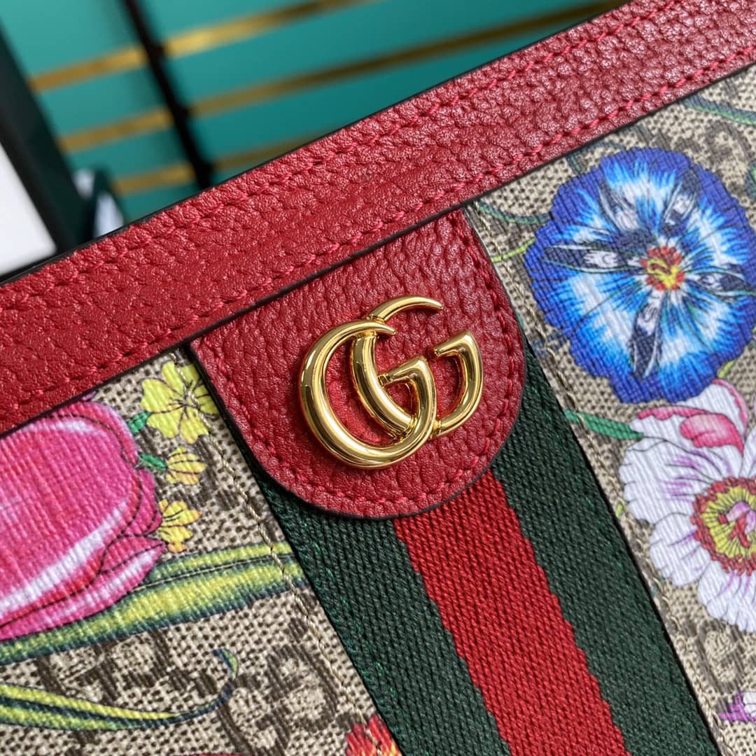 Gvc*1 Ophidia Floral Multicolor GG Svp*me Bag Replica 625549