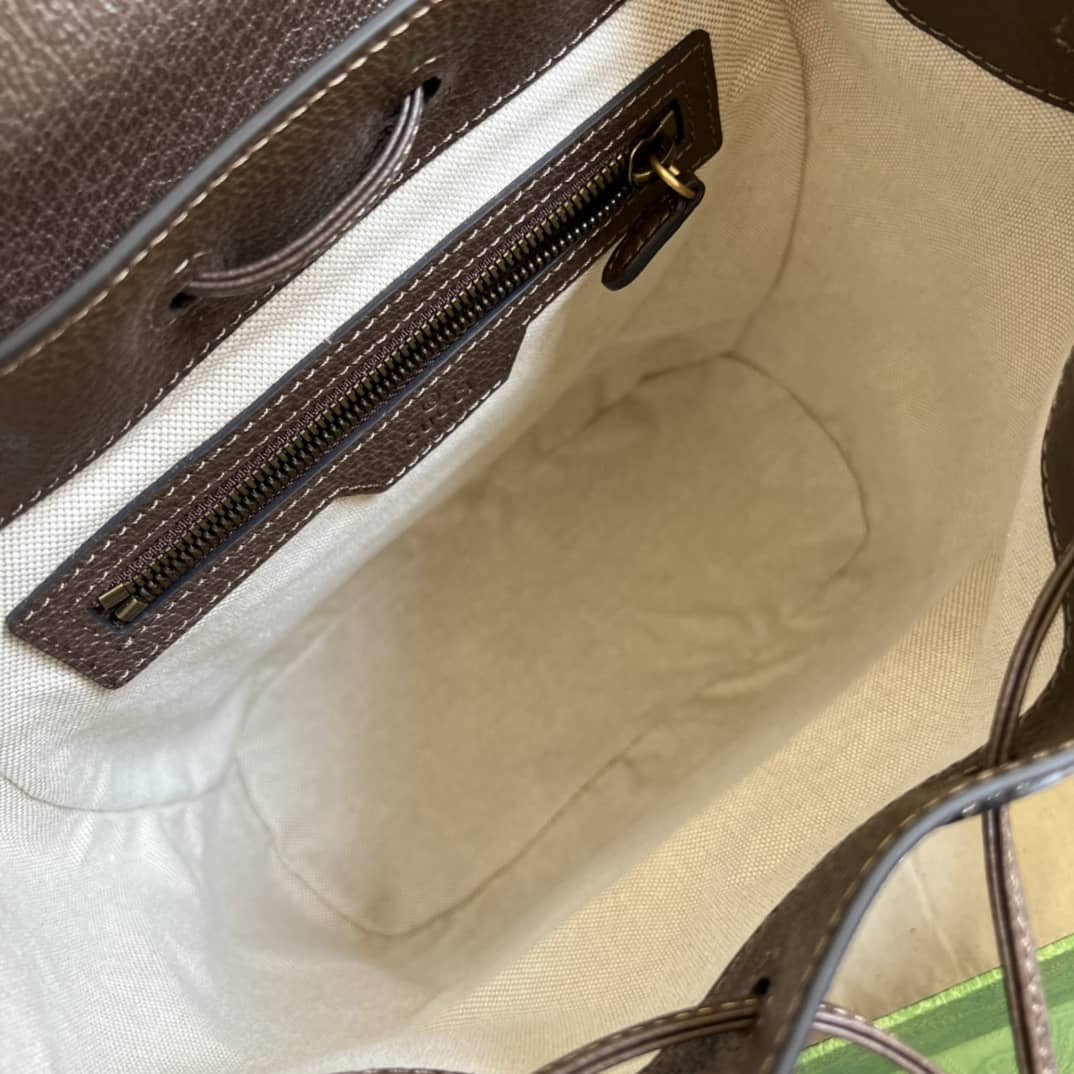 Gvc*1 Backpack With Interlocking G Dark Coffee 674147 Replica