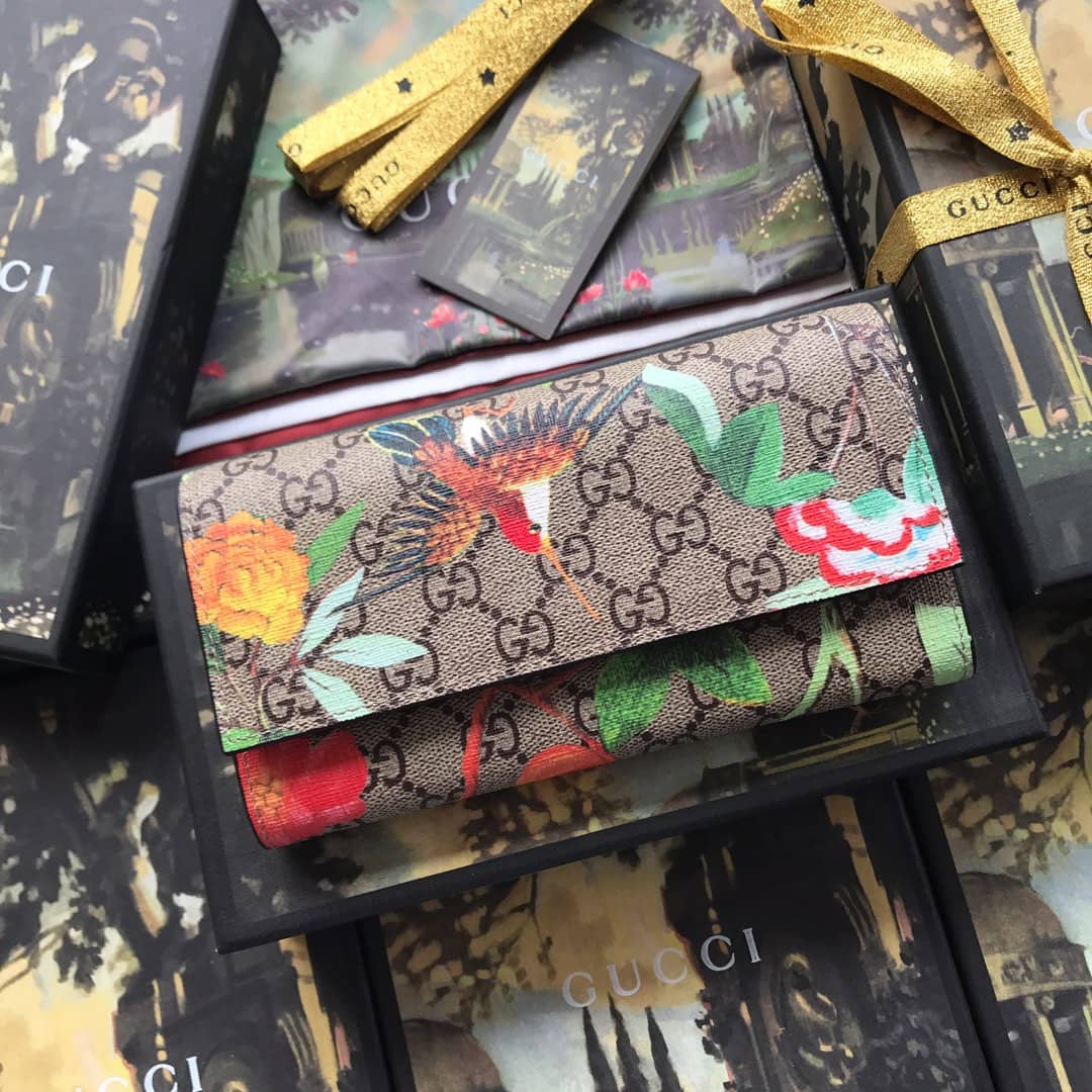 Gvc*1 GG Svp*me Tian Continental Wallet Replica 424892