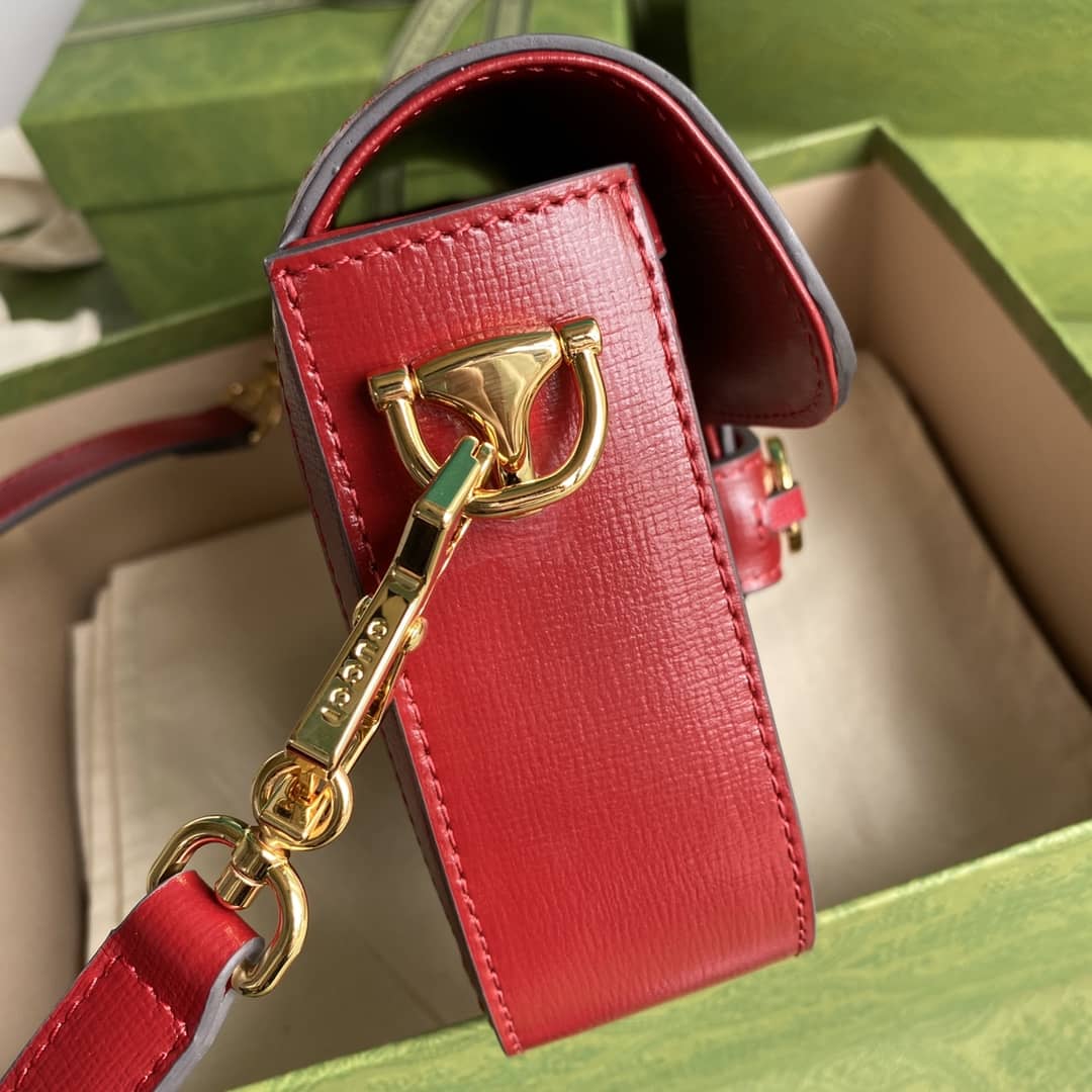 Gvc*1 1955 Horsebit Svp*me GG Canvas Mini Shoulder Bag Replica 658574