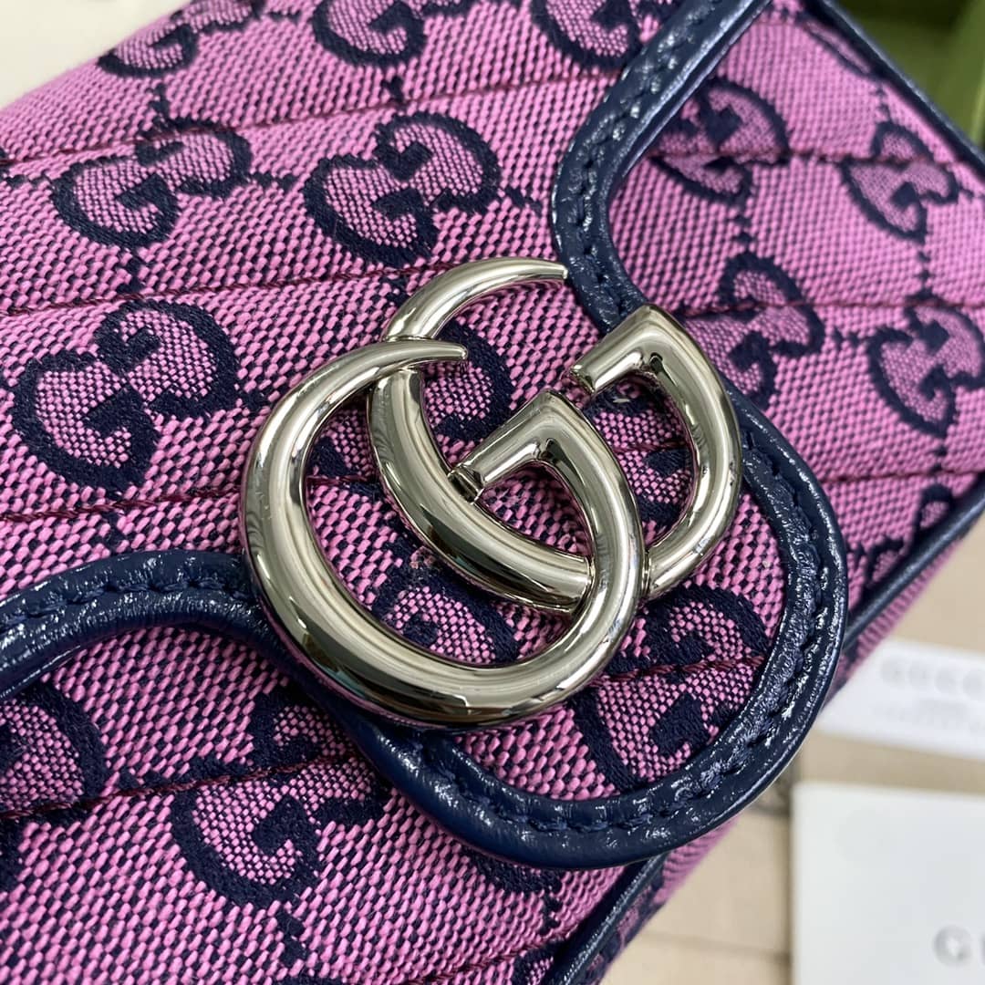 Gvc*1 GG Marmont Matelassé Mini Crossbody Bag Replica 476433