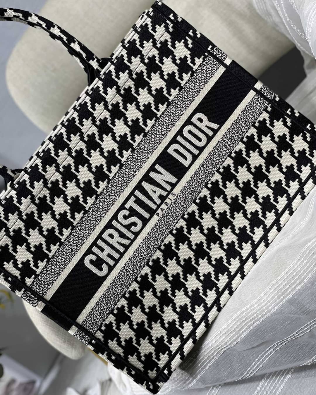 Chr1st1an D10r Tote Bag Dupe CD Book Embroidery