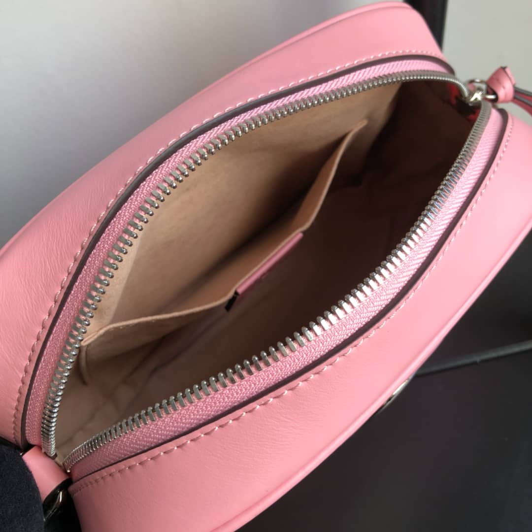 Gvc*1 GG Marmont Small Shoulder Handbag Camera Bag Replica Pink 447632