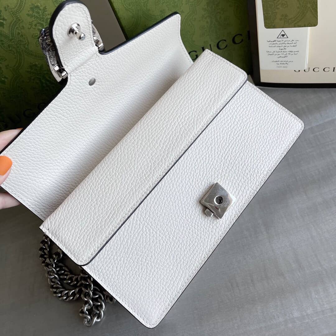 Gvc*1 GG Dionysus Small Shoulder Bag Replica White 499623