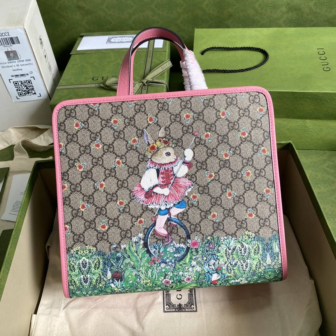 Gvc*1 Children Rabbit Print 605614 Replica Tote Bag