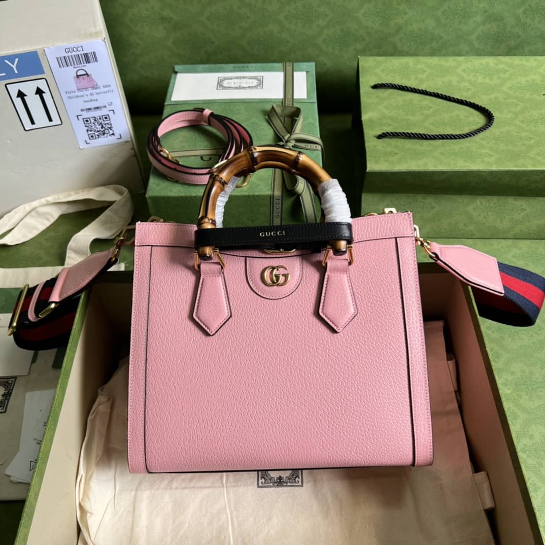 Gvc*1 Diana Small Tote Pink 702721 Replica Bag