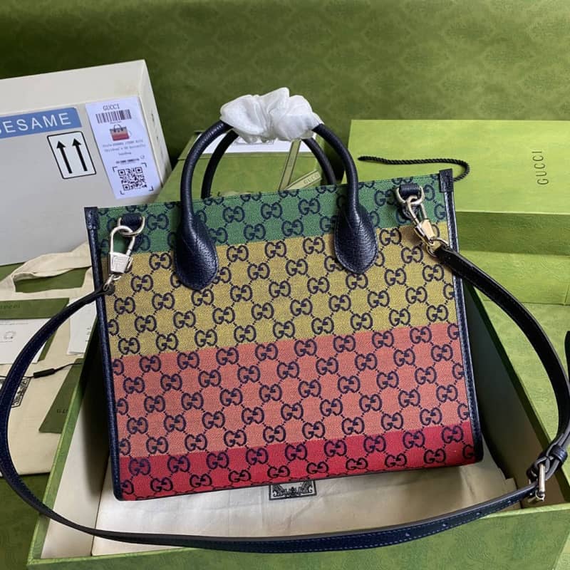 Gvc*1 Les Pommes Large Tote Replica Colorful 659980