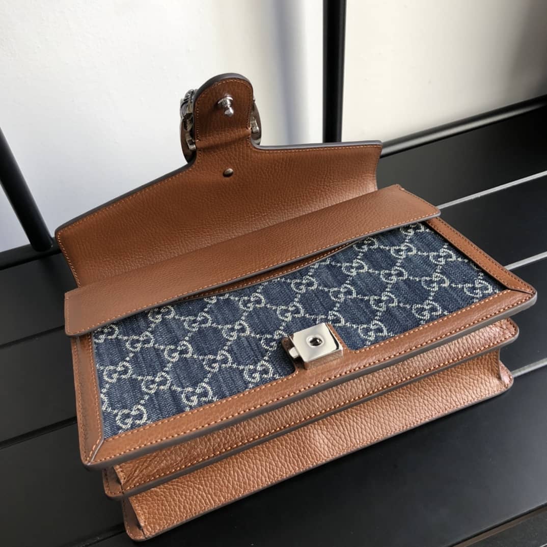 Gvc*1 GG Svp*me Dionysus Chain Shoulder Bag Replica Blue 400249