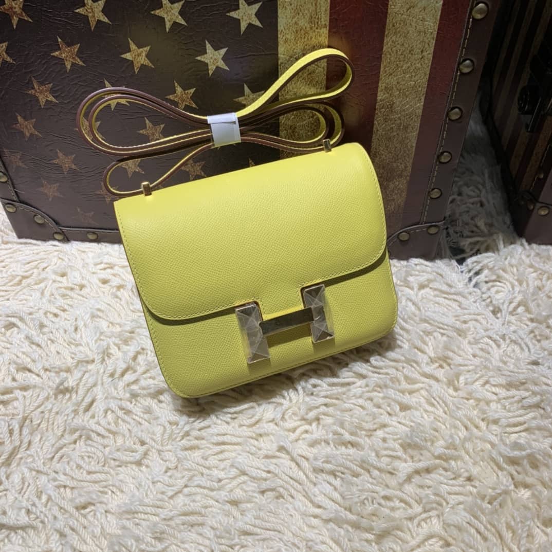 H**me5 Replica Constance Bag 18CM Epsom Leather