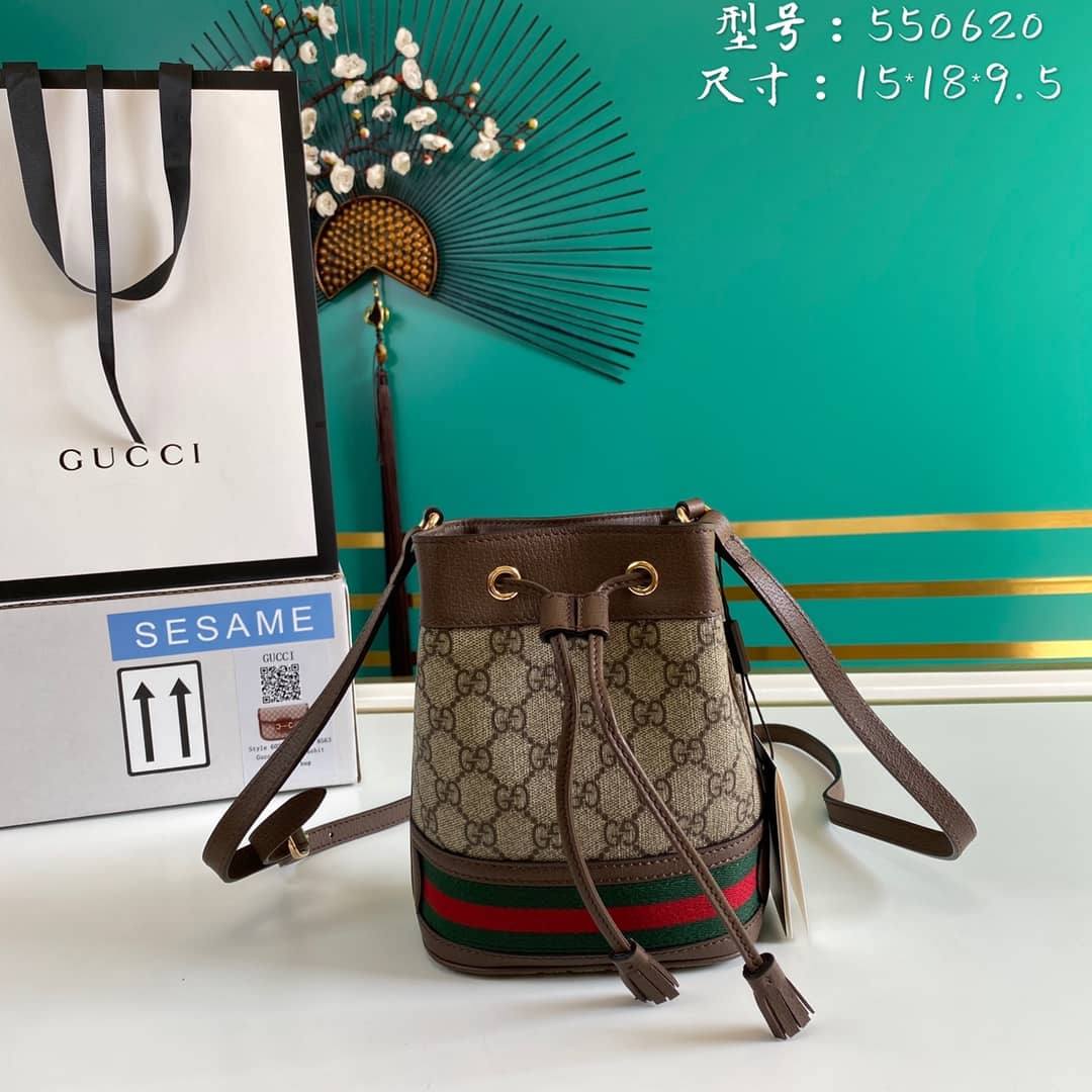 Gvc*1 GG Ophidia Mini Bucket Bag Replica 550620