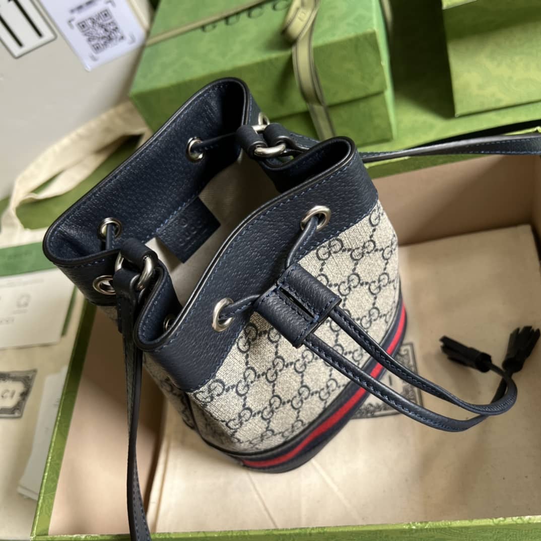 Gvc*1 Ophidia Mini GG Svp*me 550620 Replica Bucket Bag