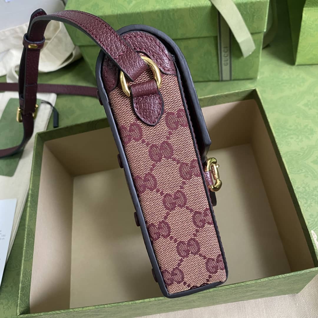 Gvc*1 1955 Horsebit Mini Phone Bag Replica 625615