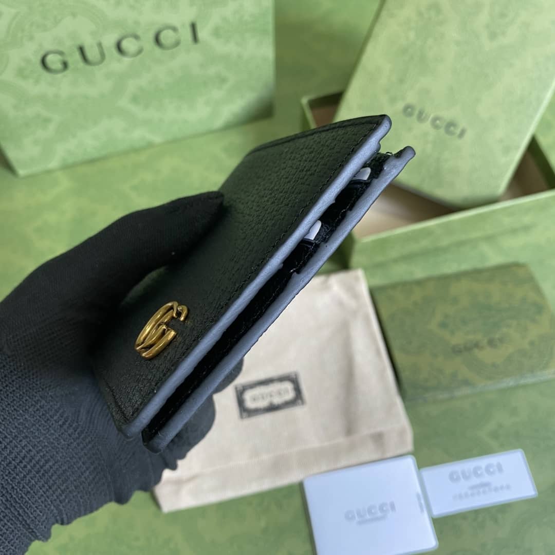 Gvc*1 GG Marmont 2-fold Wallet Replica 428726