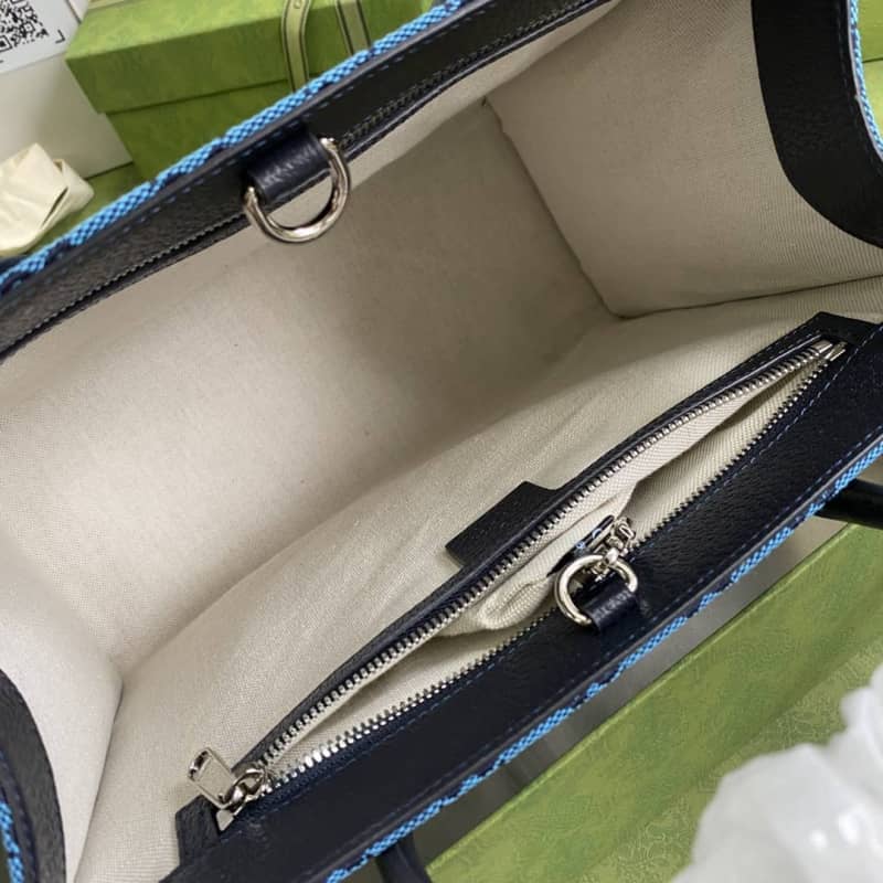 Gvc*1 Les Pommes Large Tote Replica Blue 659980
