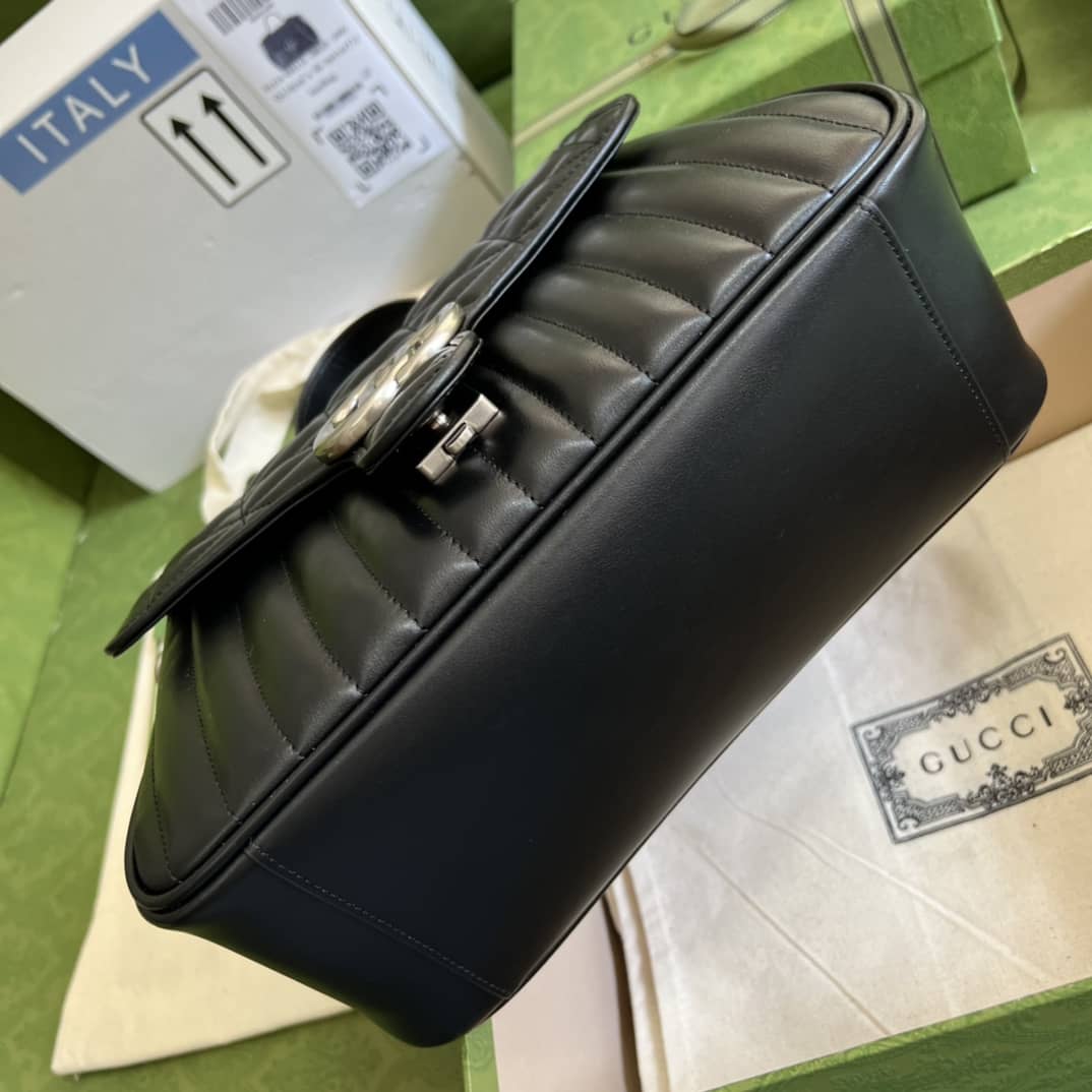 Gvc*1 Marmont Dupe GG Small Top Handle Bag Replica 498110