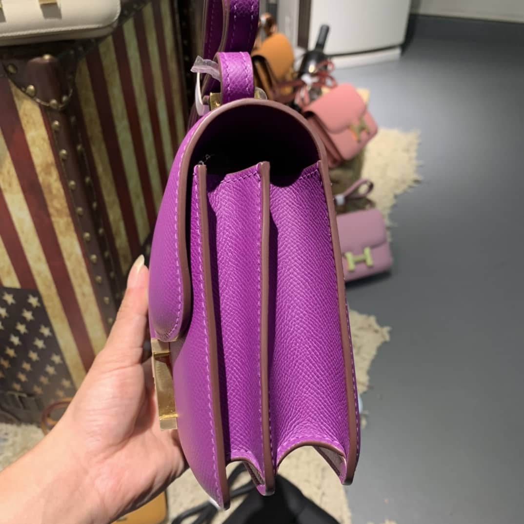 H**me5 Replica Constance Bag 18CM Epsom Leather