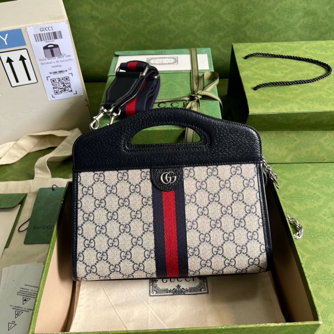 Gvc*1 Ophidia Small Tote With Web 693724 Replica Crossbody Bag
