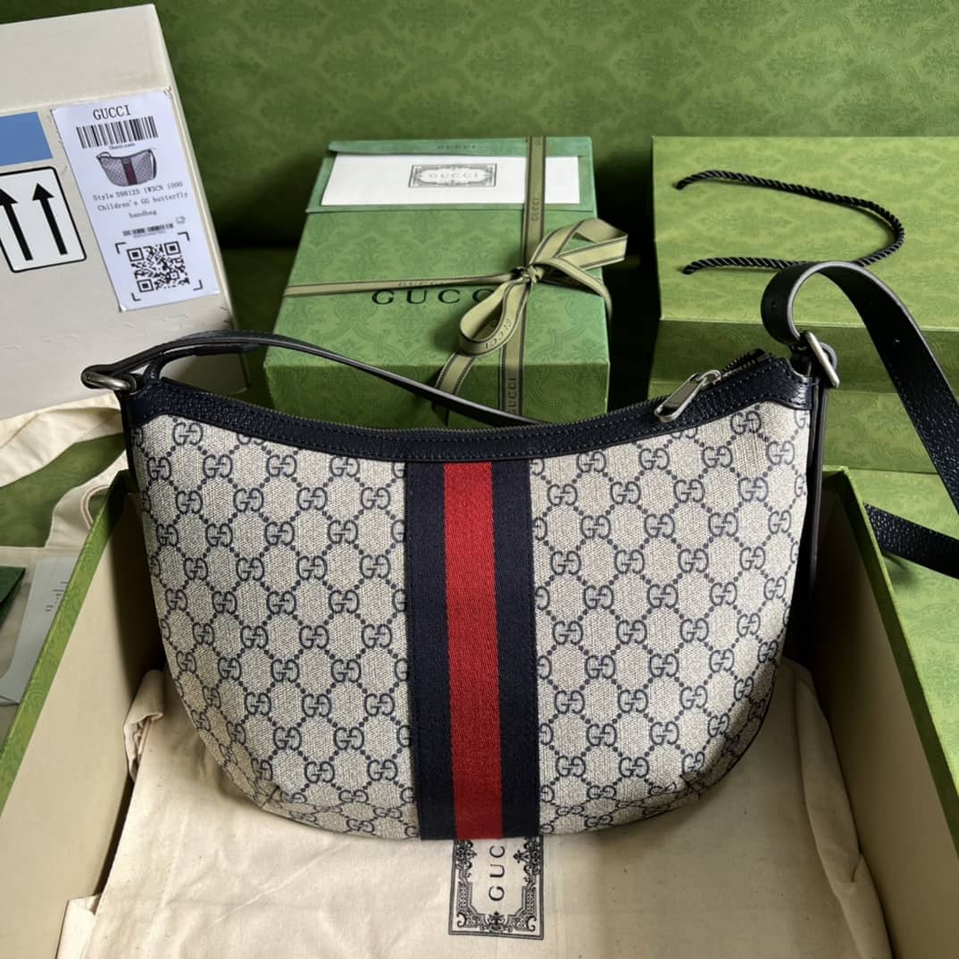 Gvc*1 Ophidia Small GG Svp*me Canvas Beige 598125 Replica Shoulder Bag