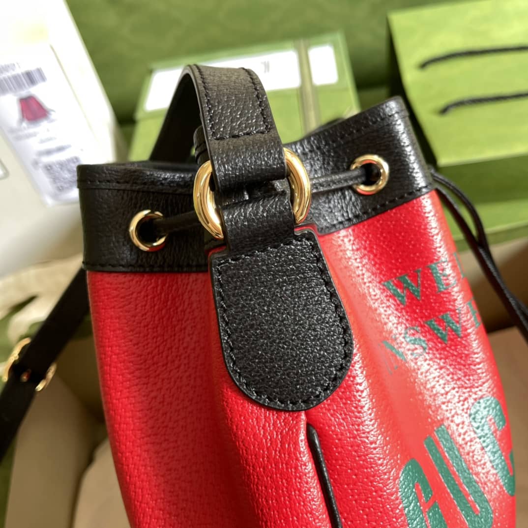 Gvc*1 100 Ophidia Mini Bucket Bag Replica 676682