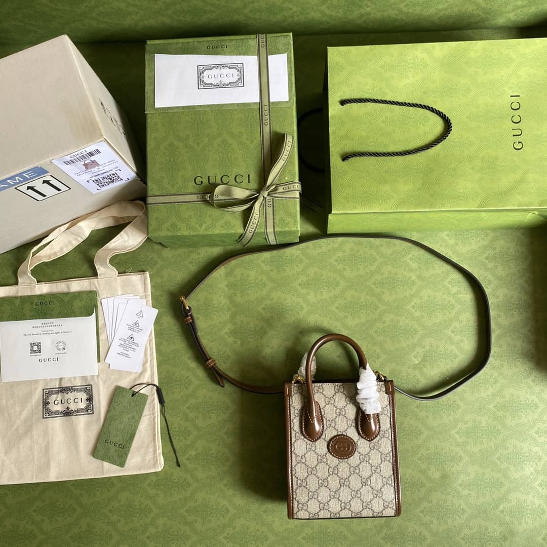 Gvc*1 Interlocking G Mini Tote Replica 671623