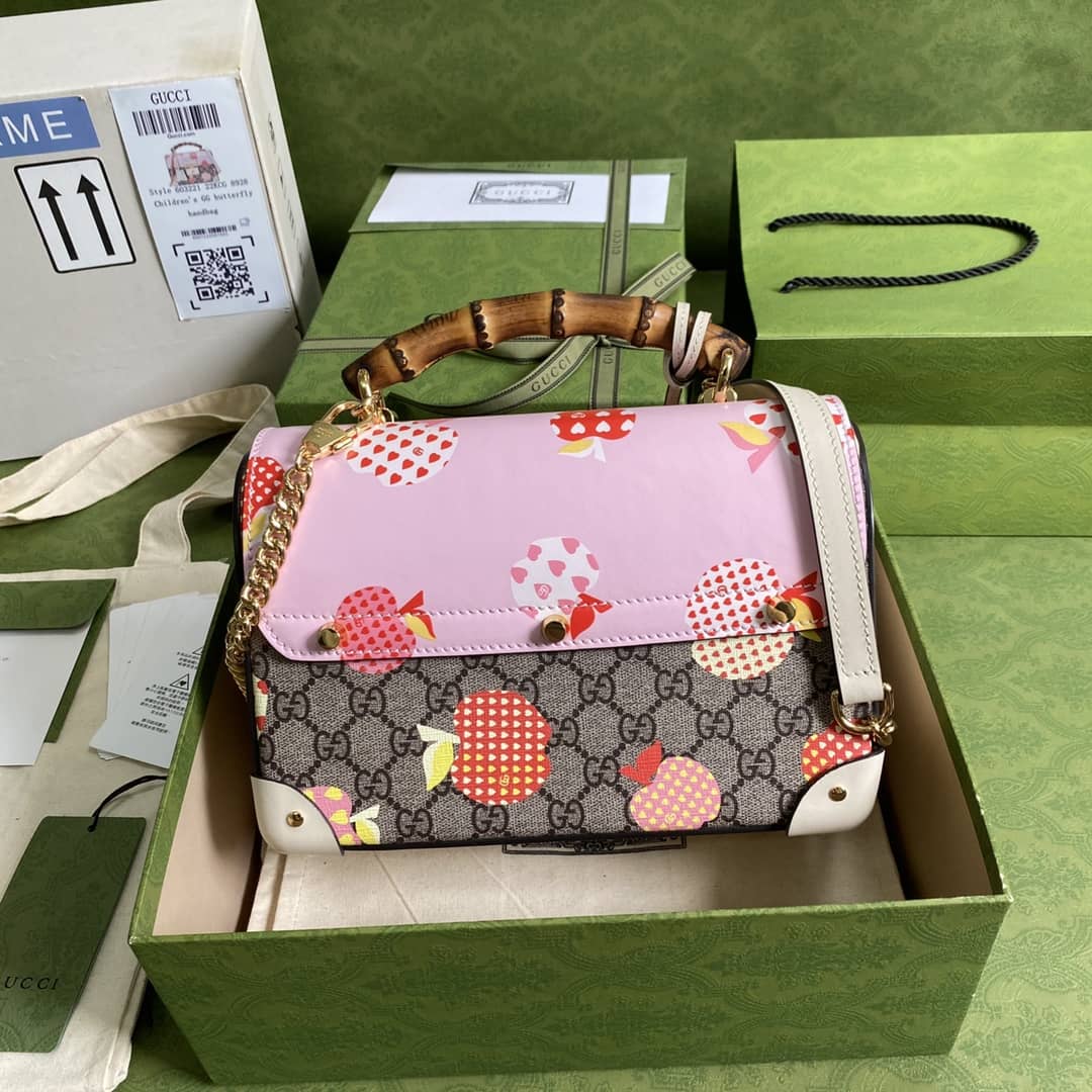 Gvc*1 Padlock Small Bamboo Shoulder Bag Replica 603221