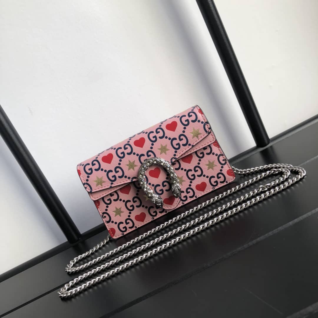 Gvc*1 Dionysus GG Svp*me S*per Mini Bag Replica Pink 476432