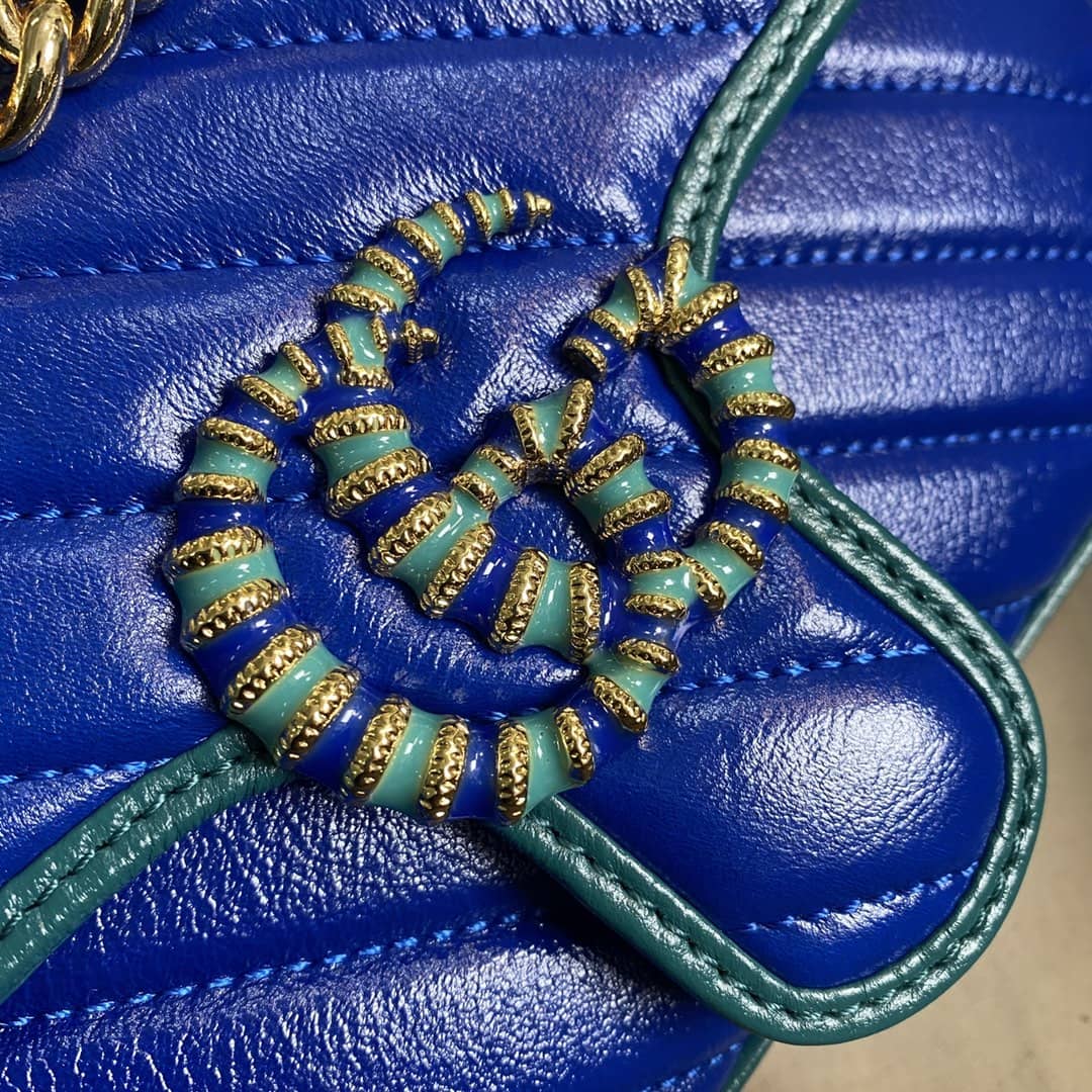 Gvc*1 Marmont GG Matelasse Leather Mini Shoulder Bag Replica 446744